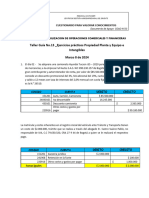 TALLER Guía 13 - Propiedad Planta y Equipo - Intangibles Trabajo 1,2