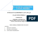 General Introduction To Patent Law in Nigeria