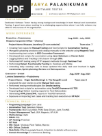 Aishwarya Palanikumar Resume