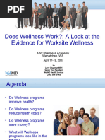 Do Wellness Programs Work - Chapman 2007