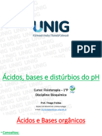 Aula 2 para P1. Ácidos, Bases e Distúrbios Do PH