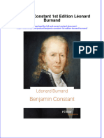 PDF of Benjamin Constant 1St Edition Leonard Burnand Full Chapter Ebook