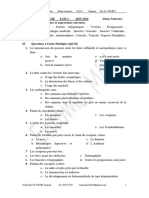 TD Entomologie TAM 1 2ième Semestre 23 - 24 MR YOUBI