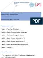 Hydrogen Lecture One