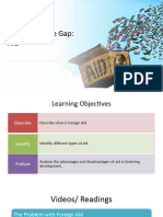 12 - Narrowing The Gap - Role of Foreign Aid in Development - 21