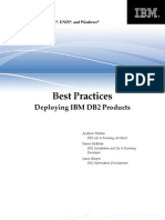 DB2 Best Practices Deploying