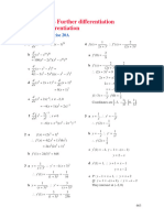 Cambridge Methods 1/2 - Chapter 20 Further Differentiation and Antidifferentiation