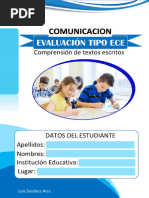 Evaluación Tipo ECE Área Comunicación