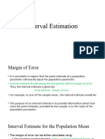 Interval Estimation Annotated