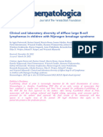 Clinical and Laboratory Diversity of Diffuse Large B-Cell Lymphomas in Children With Nijmegen Breakage Syndrome