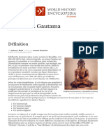 Siddhartha Gautama - Encyclopédie de L'histoire Du Monde