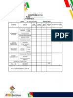 BOLETIN DE NOTAS de Secundaria COMUNITARIA 2024 Educa Bolivia Apoyo y Seguimiento