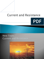 Current and Resistance