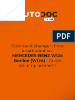 FR Comment Changer Filtre A Carburant Sur Mercedes Benz w124 Berline w124 Guide de Remplacement