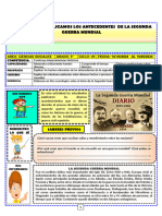 Ficha 2 CCSS Analizamos y Explicamos Antecedentes de La Segunda Guerra Mundial