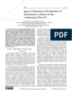 Artificial Intelligence Librarian As Promotion of Iain Lhokseumawe Library in The Revolutionary Era 40journal of Robotics and Control JRC