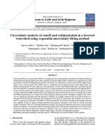 Uncertainty Analysis of Runoff and Sedimentation in A Forested Watershed Using Sequential Uncertainty Fitting Method - 2