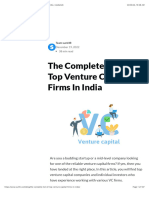 The Complete List of Top Venture Capital Firms in India. (Updated)