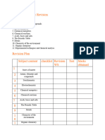 Revision Plan 2023-24 O Level Chemistry