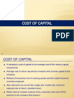 Cost of Capital