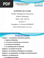 Cours Marketing Pour Examen