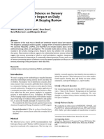 The State of The Science On Sensory Factors and Their Impact On Daily Life For Children: A Scoping Review