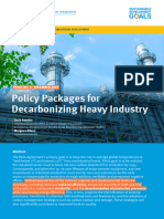 IID Policy Brief 9 - Policy Packages For Decarbonizing Heavy Industry