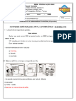 4º Ano Trabalho de Língua Portugues 2º Bi - Ionica