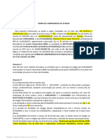 TCE Modelo Preenchido - Docx - Clicksign