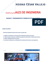 Materiales de Ingenieria: Sesion 7: Tratamientos Termicos de Los Aceros