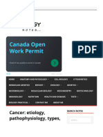 Cancer - Etiology, Pathophysiology, Types, Diagnosis and Treatment - Online Biology Notes