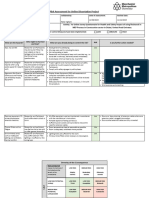 Risk Assessment For Online Dissertation Project