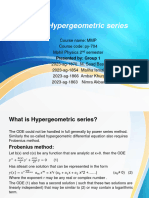 Hypergeometric Series Group 1 (2) (1) - 1