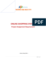 OnlineShop Requirements