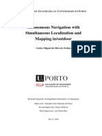 Autonomous Navigation With Simultaneous Localization and Mapping In/outdoor