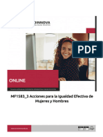 Mf1583 3 Acciones para La Igualdad Efectiva de Mujeres y Hombres Online