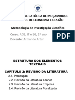 Projecto de Pesquisa - REVISAO DA LITERATURA-1