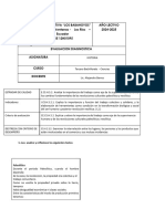 Evaluacion Diagnostica Primero Bachillerato