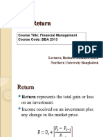 Risk & Return BBA 2313