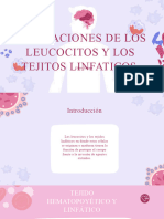 Alteraciones de Los Leucocitos y Los Tejidos Linfaticos