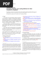 Packaging, Marking, and Loading Methods For Steel Products For Shipment