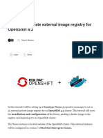 Creating A Private External Image Registry For OpenShift 4.3