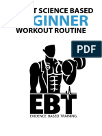 EBT (Evidence Based Training) - Beginner-Workout-Aug-18