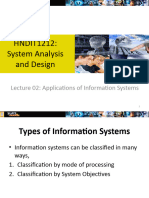 HNDIT1212 Lecture 2 Applications of IS