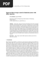 Improved Direct Torque Control of Induction Motor With Dither Injection