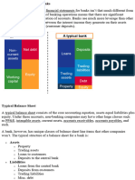 Financial Statements For Banks