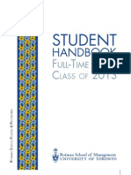 Rotman Student Handbook