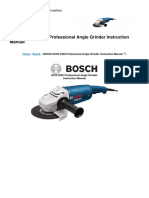 Gws 2200 Professional Angle Grinder Manual