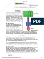 RISC vs. CISC