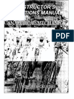 Analytical Mechanics - Solutions Manual